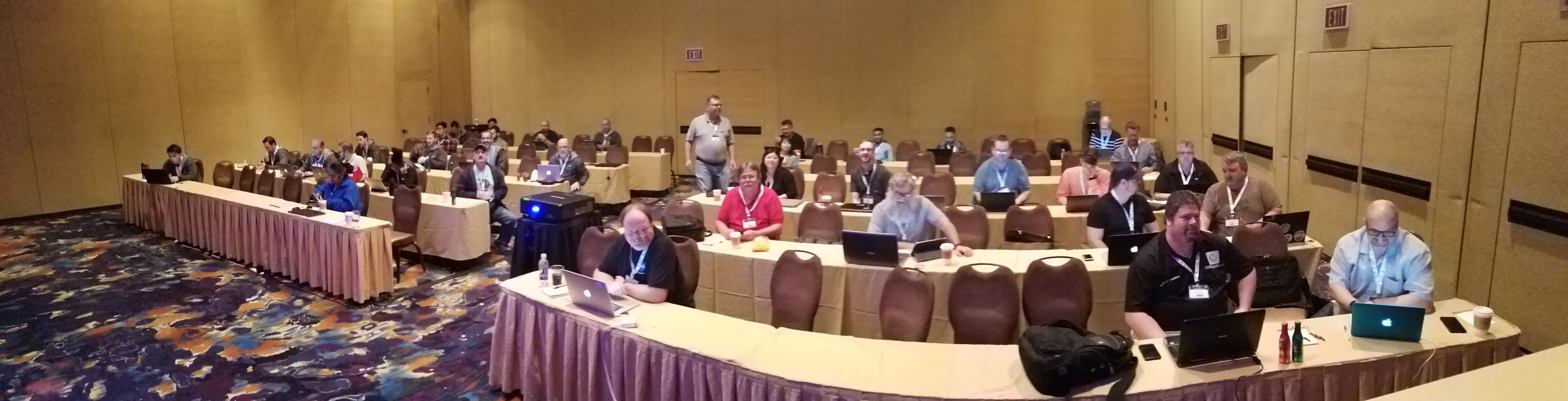 Students in the ColdFusion Certification class